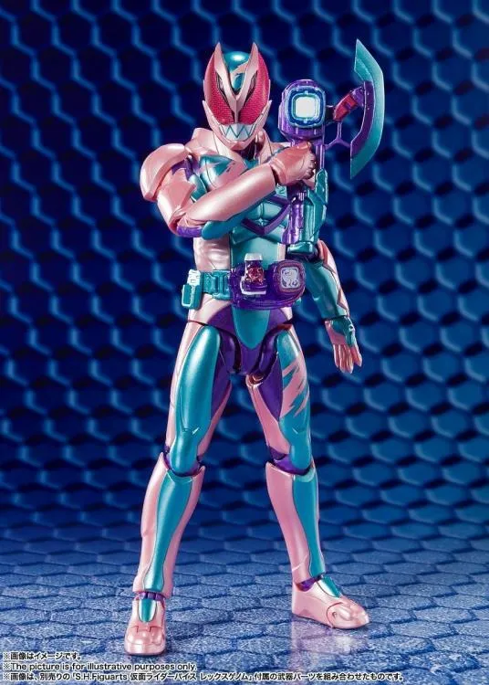 S.H. Figuarts Masked Kamen Rider Revise Kamen Rider Revi Rex Genome & Kamen Rider Vice Rex Genome Action Figures Set