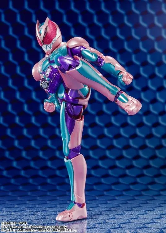 S.H. Figuarts Masked Kamen Rider Revise Kamen Rider Revi Rex Genome & Kamen Rider Vice Rex Genome Action Figures Set