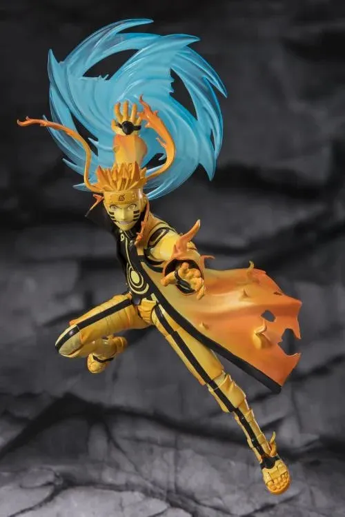 S.H. Figuarts Naruto: Shippuden Naruto Uzumaki (Kurama Link Mode) -Courageous Strength that Binds- Action Figure