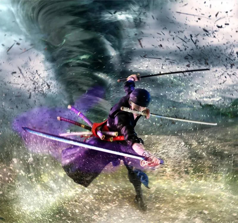 S.H. Figuarts The Raid on Onigashima - "One Piece" -  Roranoa Zoro