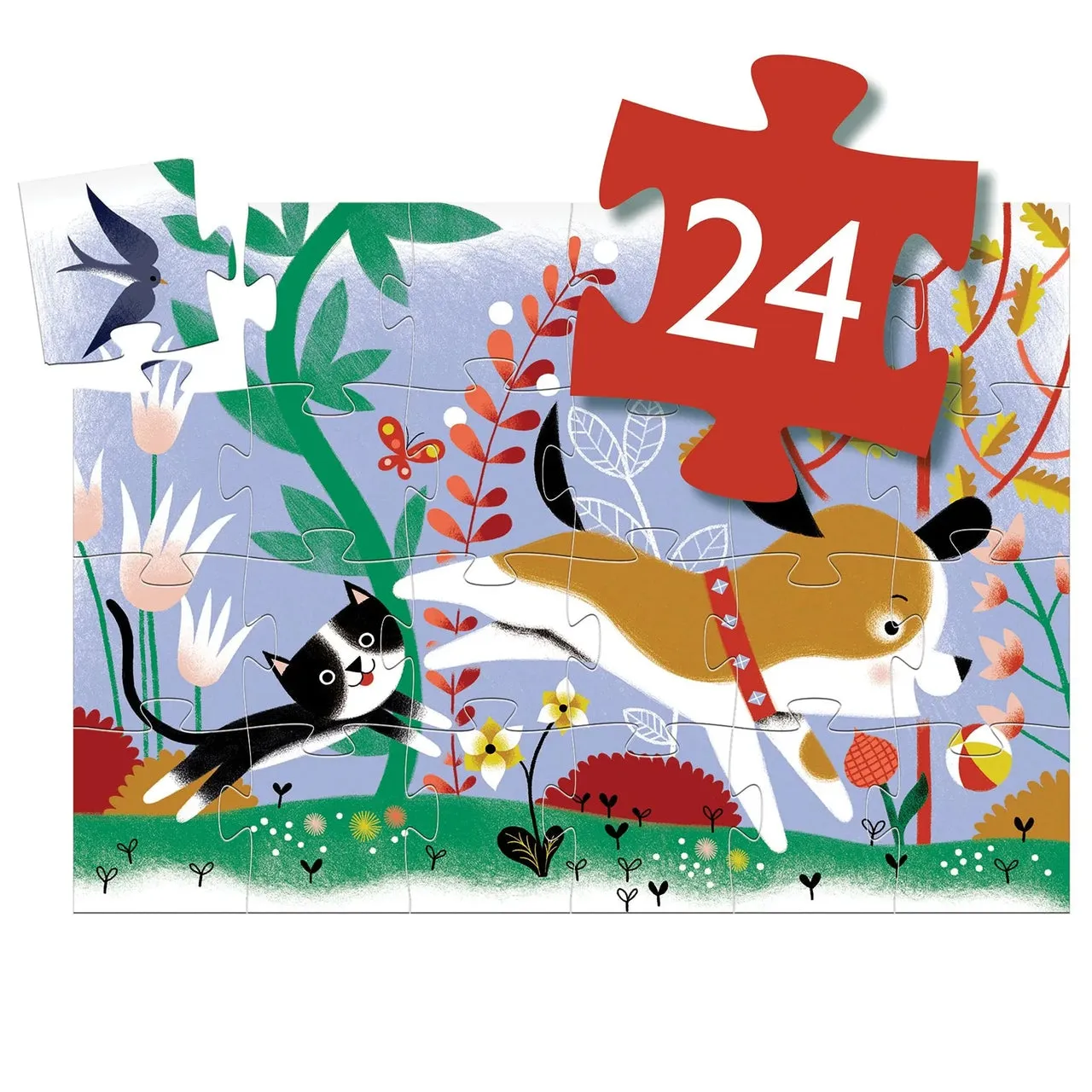 Silhouette Puzzles 24 pcs Firmin Dog