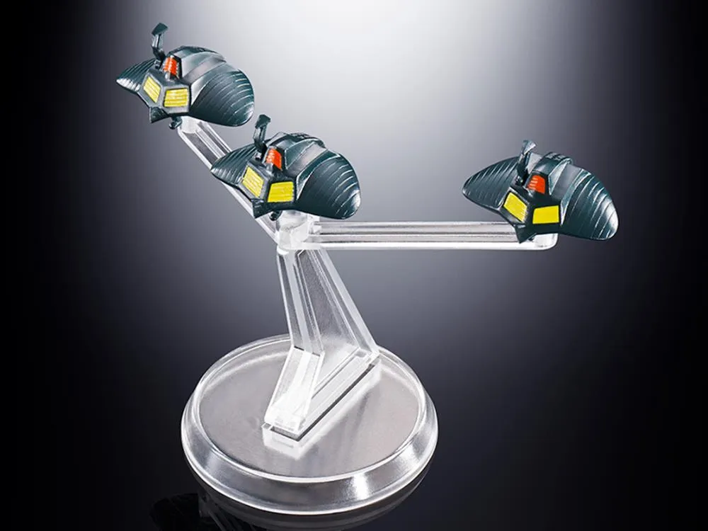 Soul of Chogokin GX-106 Denshi Seijyu Dol & Guillan Enban Space Sheriff Gavan Action Figure