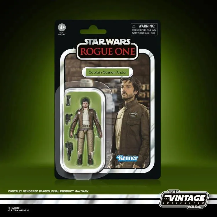 Star Wars Vintage Collection Rogue One Captain Cassian Andor VC130 3.75" Action Figure