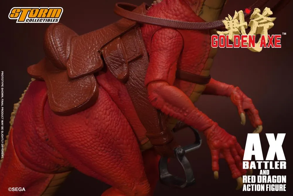 Storm Collectibles 1/12 Golden Axe Ax Battler & Red Dragon Scale Action Figure