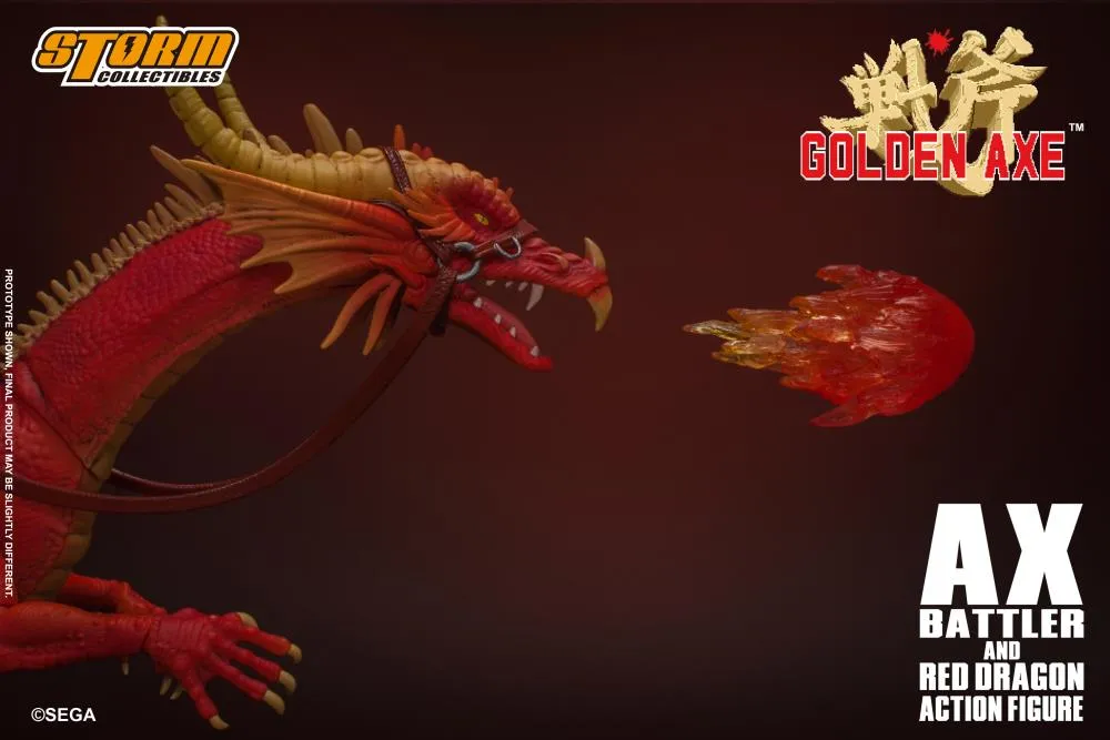 Storm Collectibles 1/12 Golden Axe Ax Battler & Red Dragon Scale Action Figure