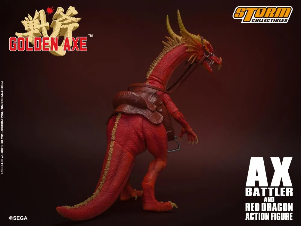 Storm Collectibles 1/12 Golden Axe Ax Battler & Red Dragon Scale Action Figure