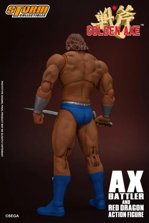 Storm Collectibles 1/12 Golden Axe Ax Battler & Red Dragon Scale Action Figure