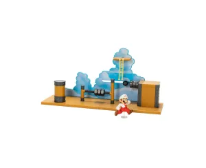 Super Mario Airship Deck Interactive Playset with Mario Figure
