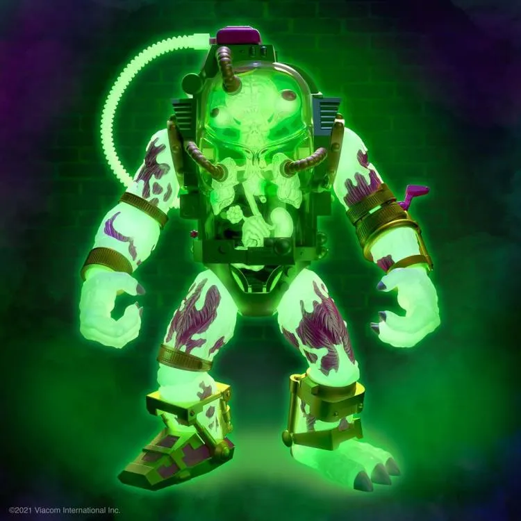 Super7 TMNT Teenage Mutant Ninja Turtles Ultimates Mutagen Man Glow In The Dark Ver. Action Figure