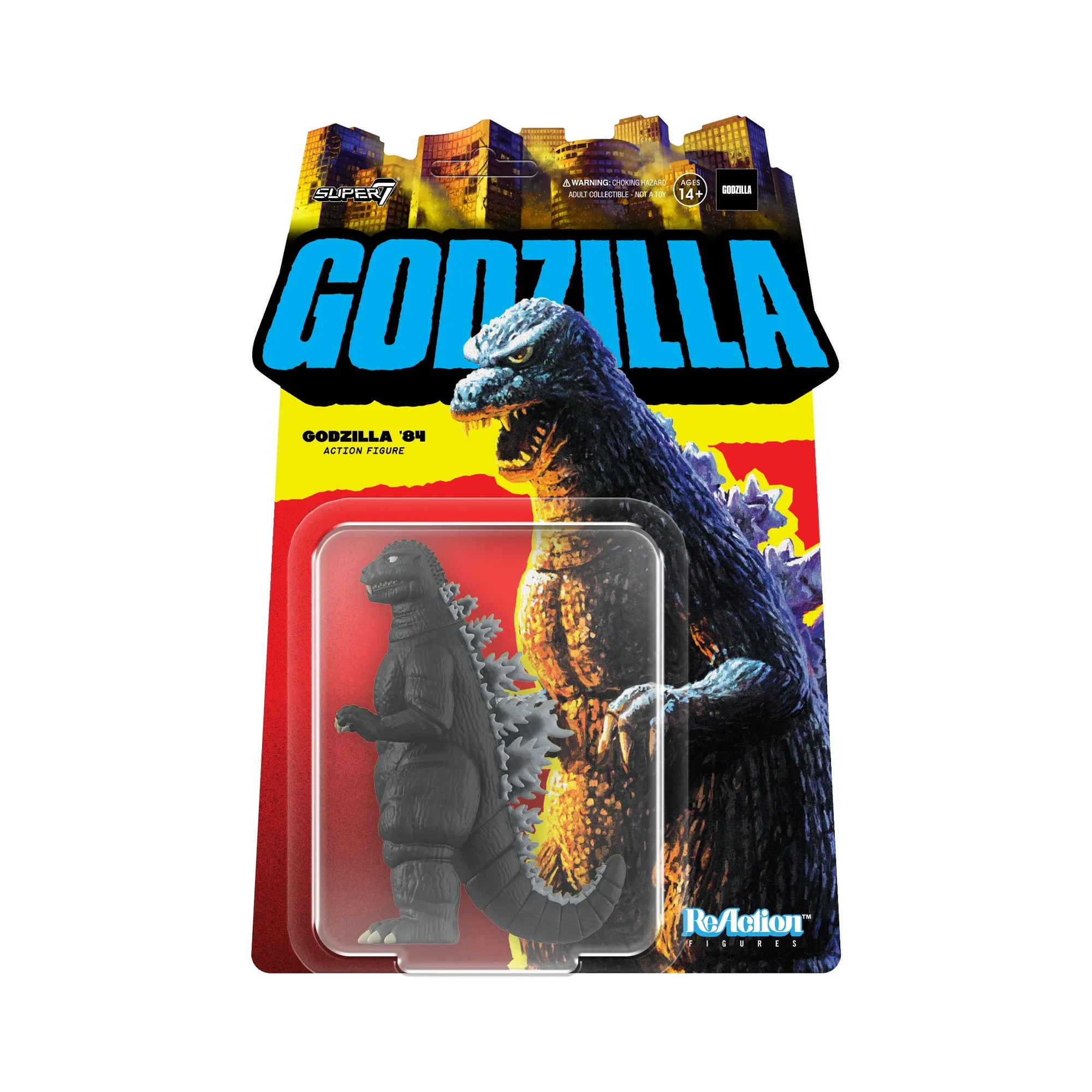 Super7 Toho ReAction Figure Wave 2 Godzilla '84 (Four Toes)