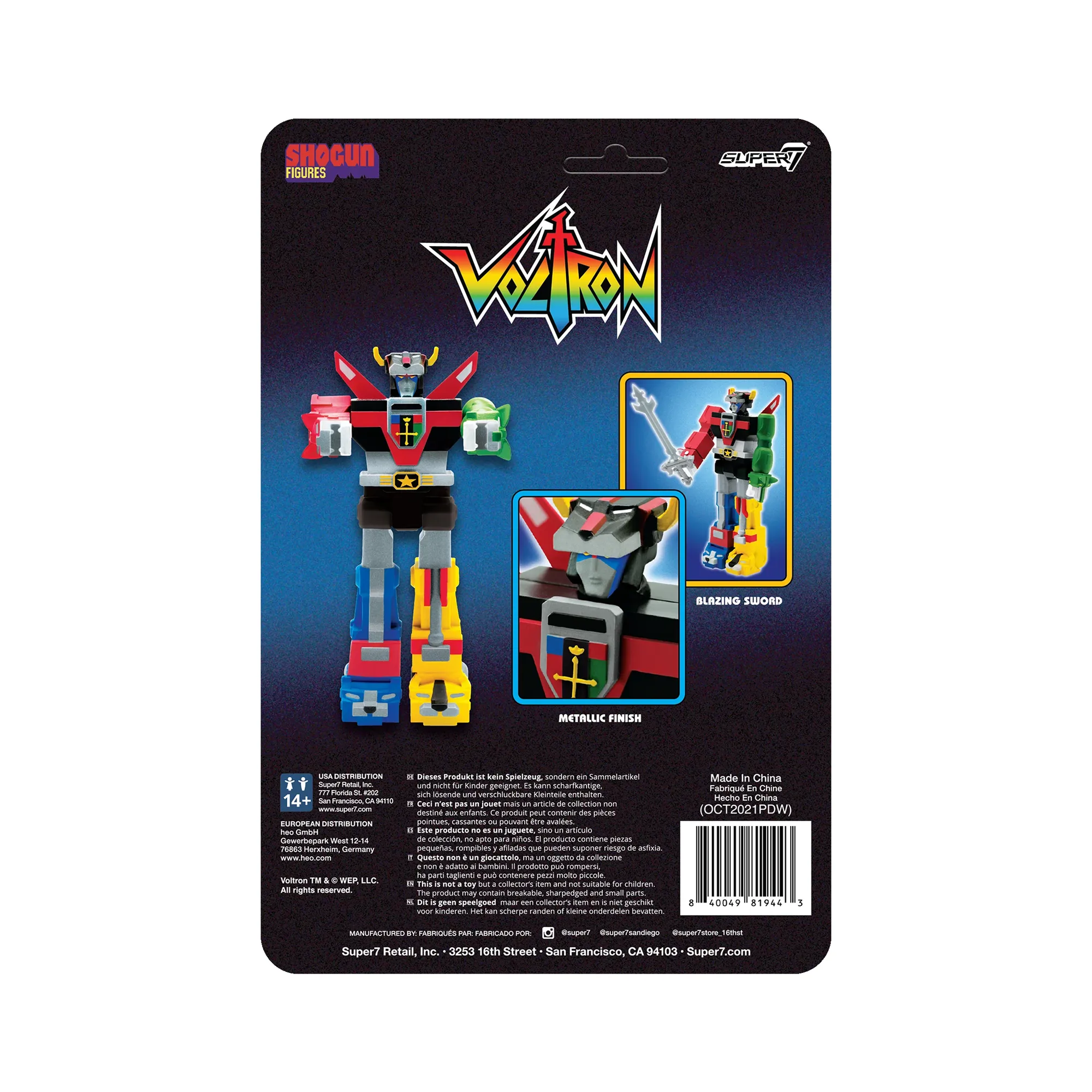 Super7 Voltron ReAction Voltron (Shogun)