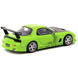 Tarmac Works 1/64 Model Car - Global64 Series Vertex RX-7 FD3S RHD Light Green