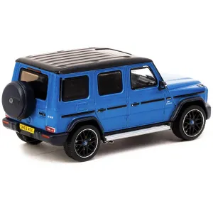 Tarmac Works Diecast Model Car - Collab64 Series Mercedes-AMG G 63 Blue Metallic