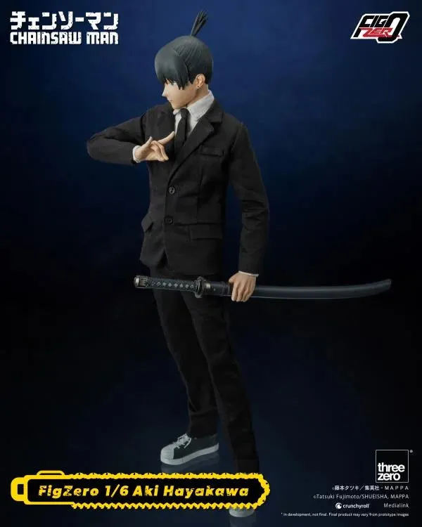 ThreeZero FigZero 1/6 Chainsaw Man Aki Hayakawa Action Figure