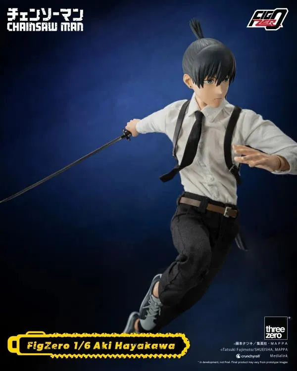 ThreeZero FigZero 1/6 Chainsaw Man Aki Hayakawa Action Figure