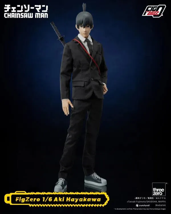 ThreeZero FigZero 1/6 Chainsaw Man Aki Hayakawa Action Figure