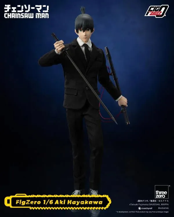 ThreeZero FigZero 1/6 Chainsaw Man Aki Hayakawa Action Figure