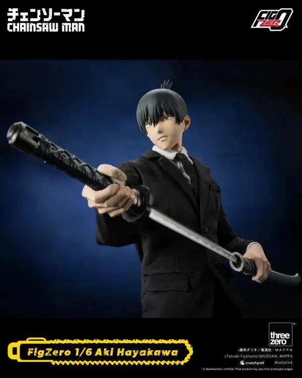 ThreeZero FigZero 1/6 Chainsaw Man Aki Hayakawa Action Figure