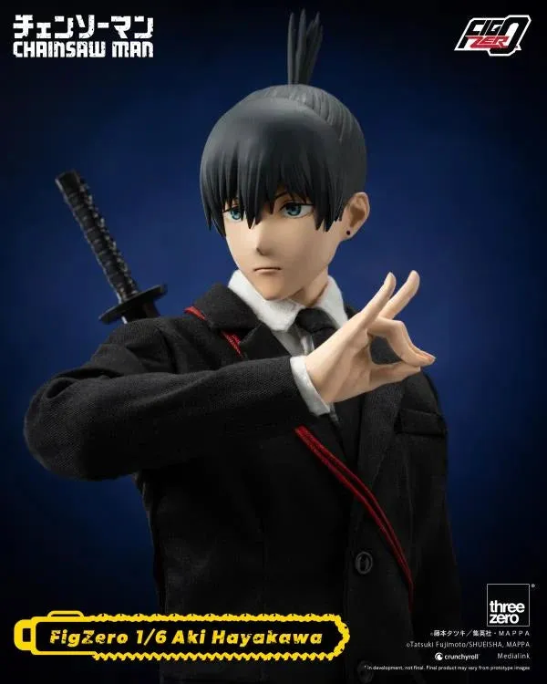 ThreeZero FigZero 1/6 Chainsaw Man Aki Hayakawa Action Figure