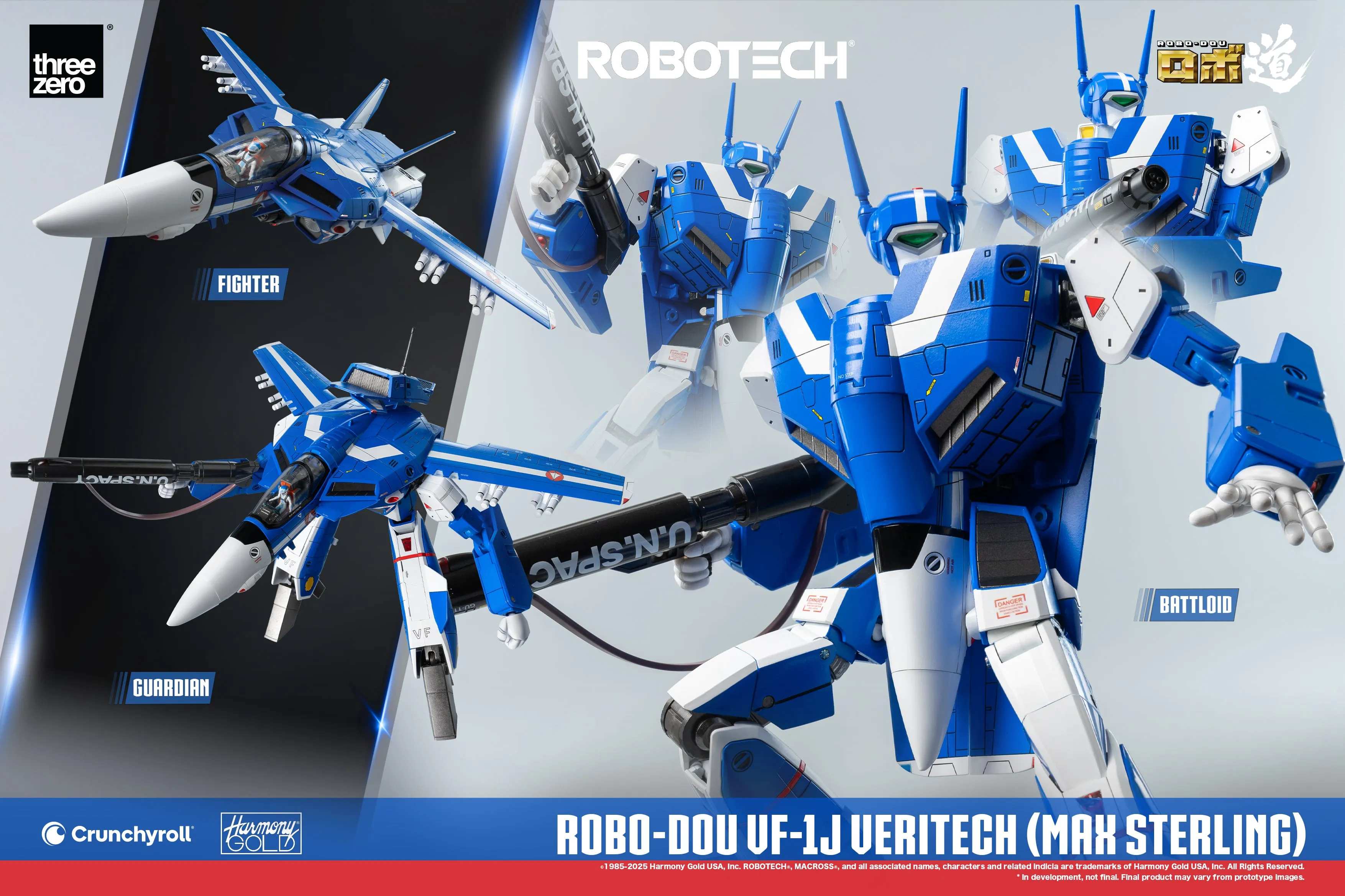 ThreeZero ROBO-DOU VF-1J Veritech (Max Sterling)