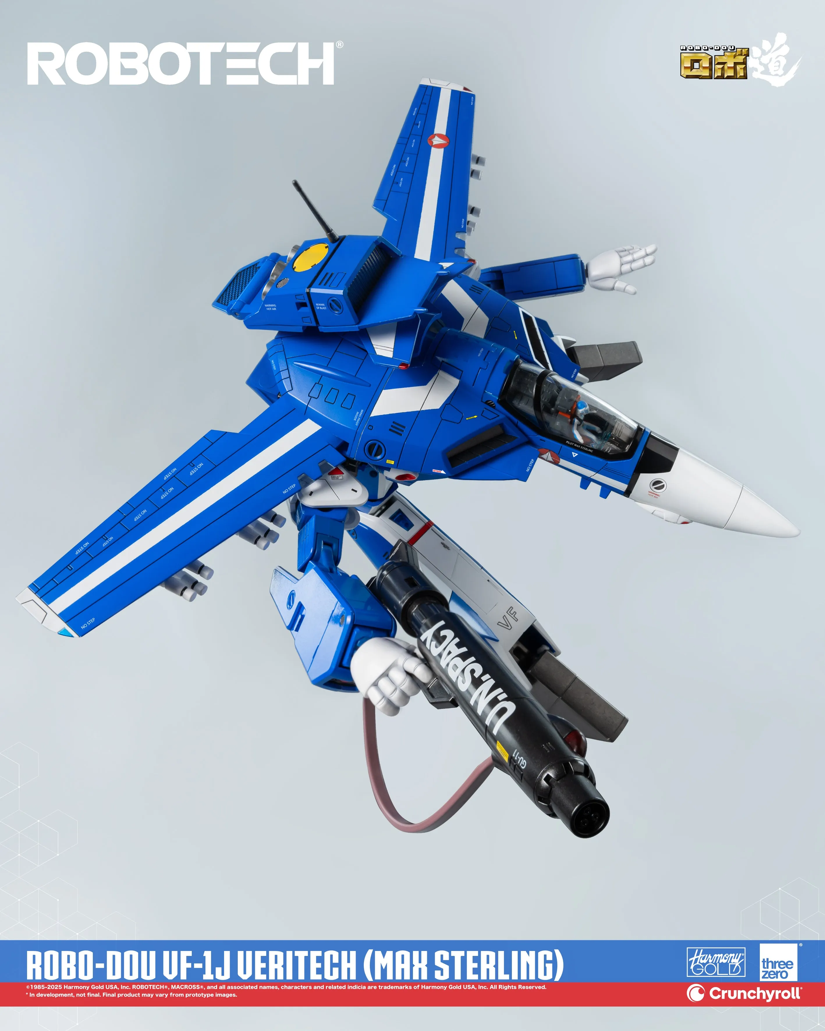 ThreeZero ROBO-DOU VF-1J Veritech (Max Sterling)