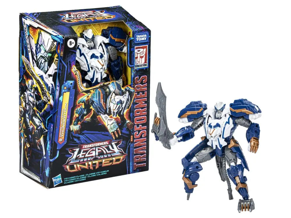 Transformers Generations Legacy United Voyager Class Prime Universe Thundertron Action Figure