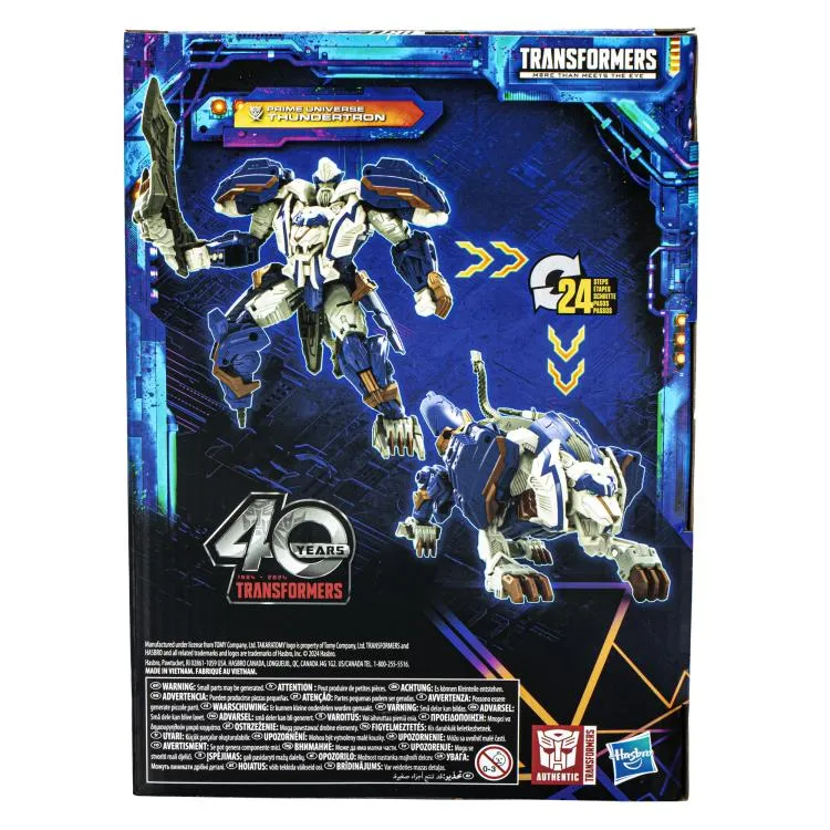 Transformers Generations Legacy United Voyager Class Prime Universe Thundertron Action Figure