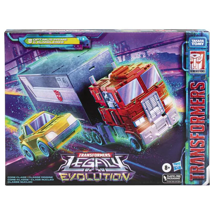Transformers: Legacy Evolution Core Optimus Prime & Bumblebee Two-Pack