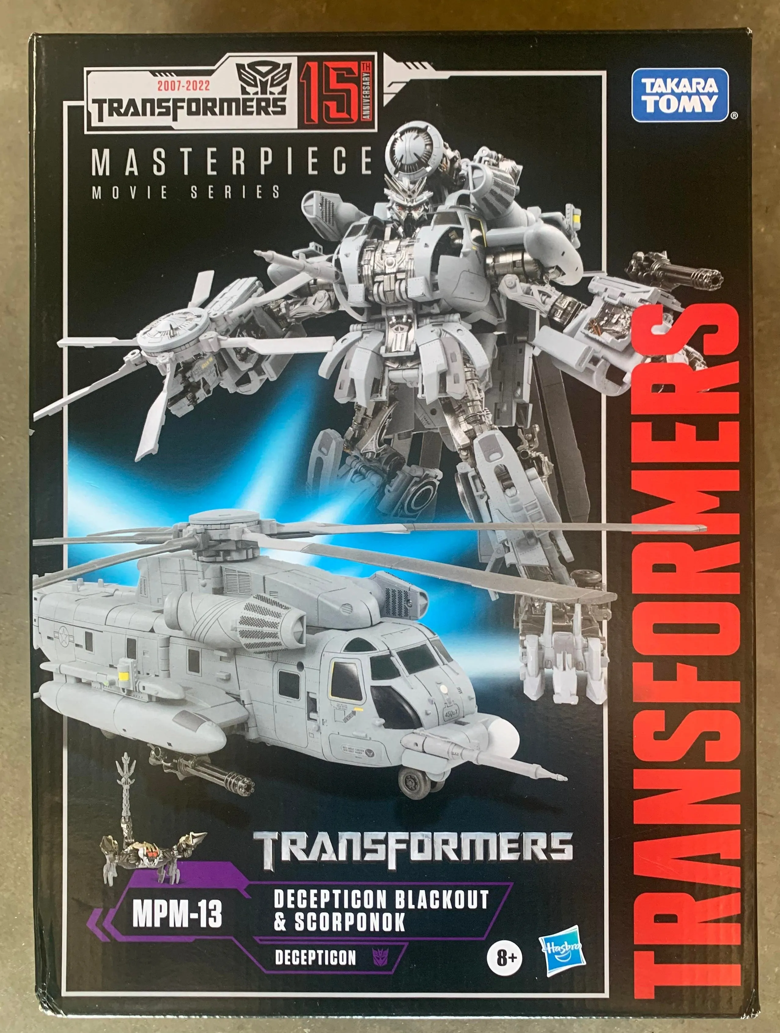 Transformers Masterpiece Movie Series MPM-13 Blackout and Scorponok Action Figure