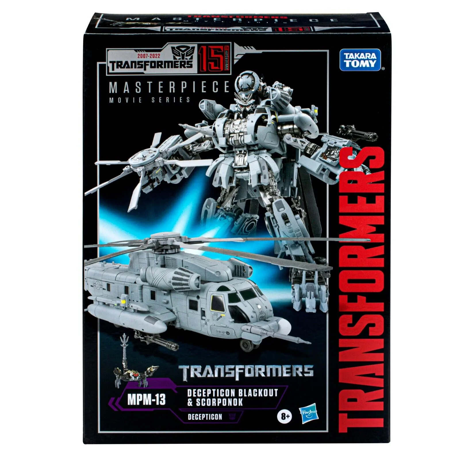 Transformers Masterpiece Movie Series MPM-13 Blackout and Scorponok Action Figure