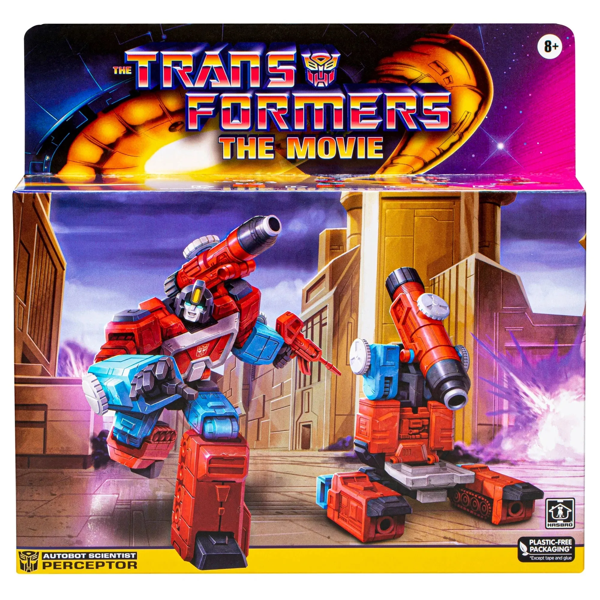 Transformers The Movie Retro Autobot Scientist Perceptor Action Figure