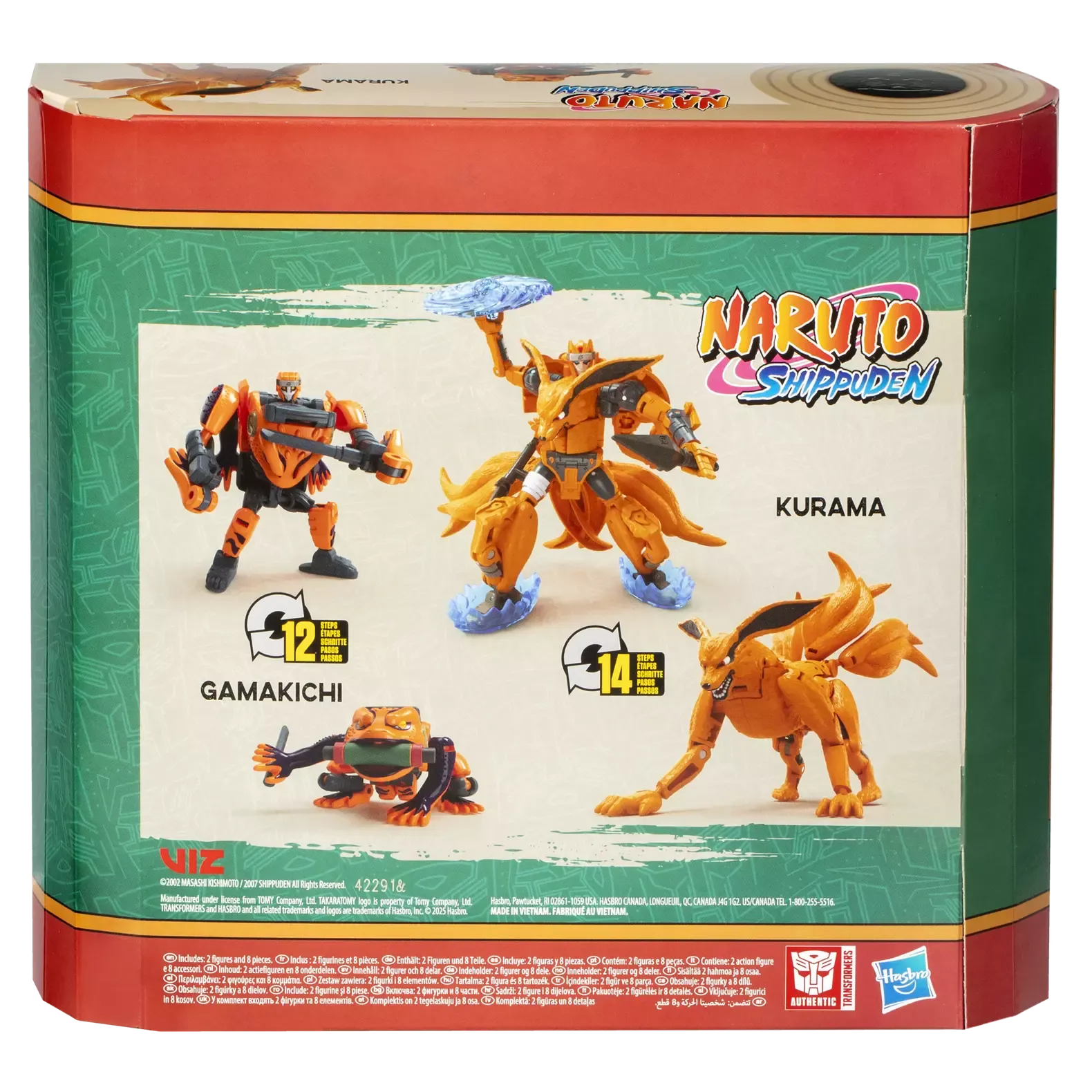 Transformers X Naruto Shippuden - Kurama & Gamakichi