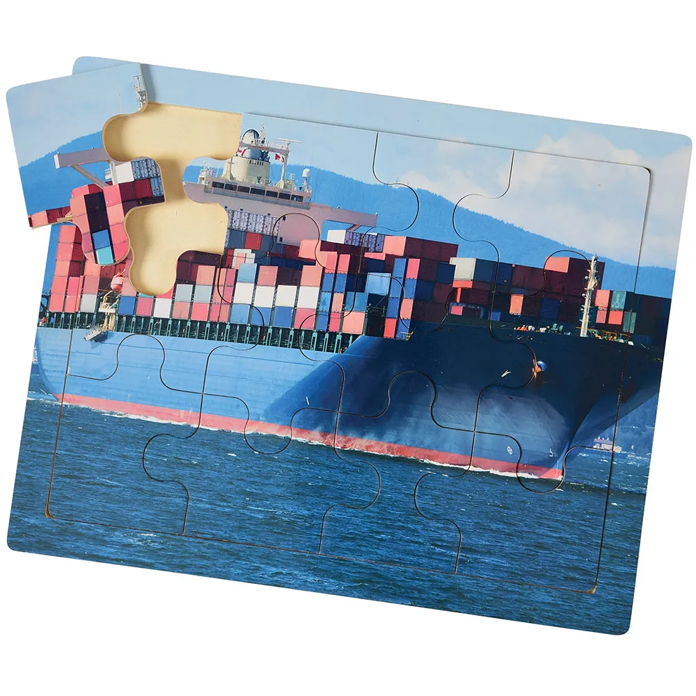 Transportation Puzzles Set
