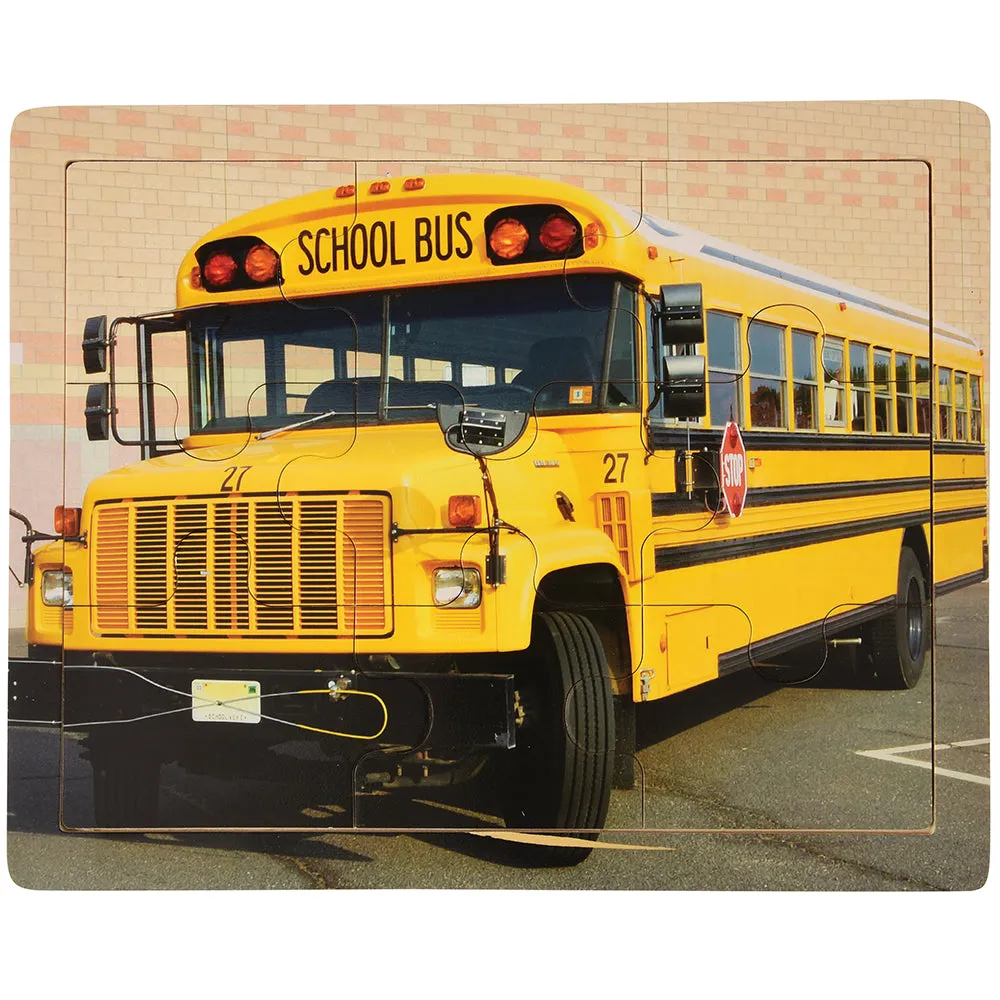 Transportation Puzzles Set