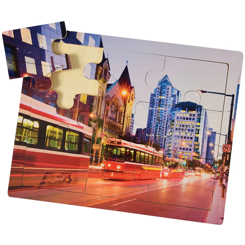 Transportation Puzzles Set