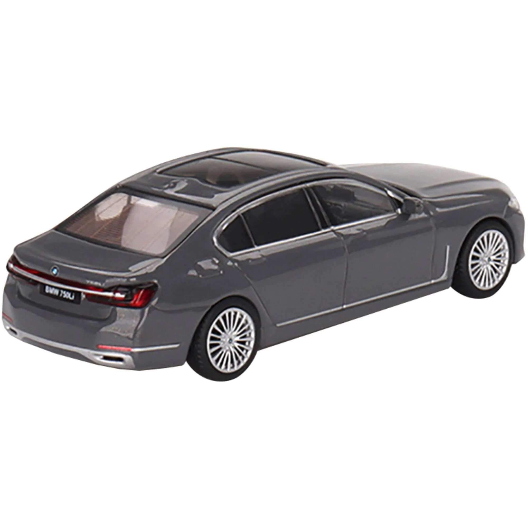 True Scale Miniatures 1/64 Model Car - BMW 750Li xDrive Bernina Gray Amber Effect