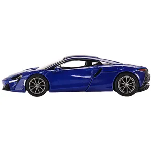 True Scale Miniatures 1/64 Scale Model Car - McLaren Artura Volcano Blue Metallic