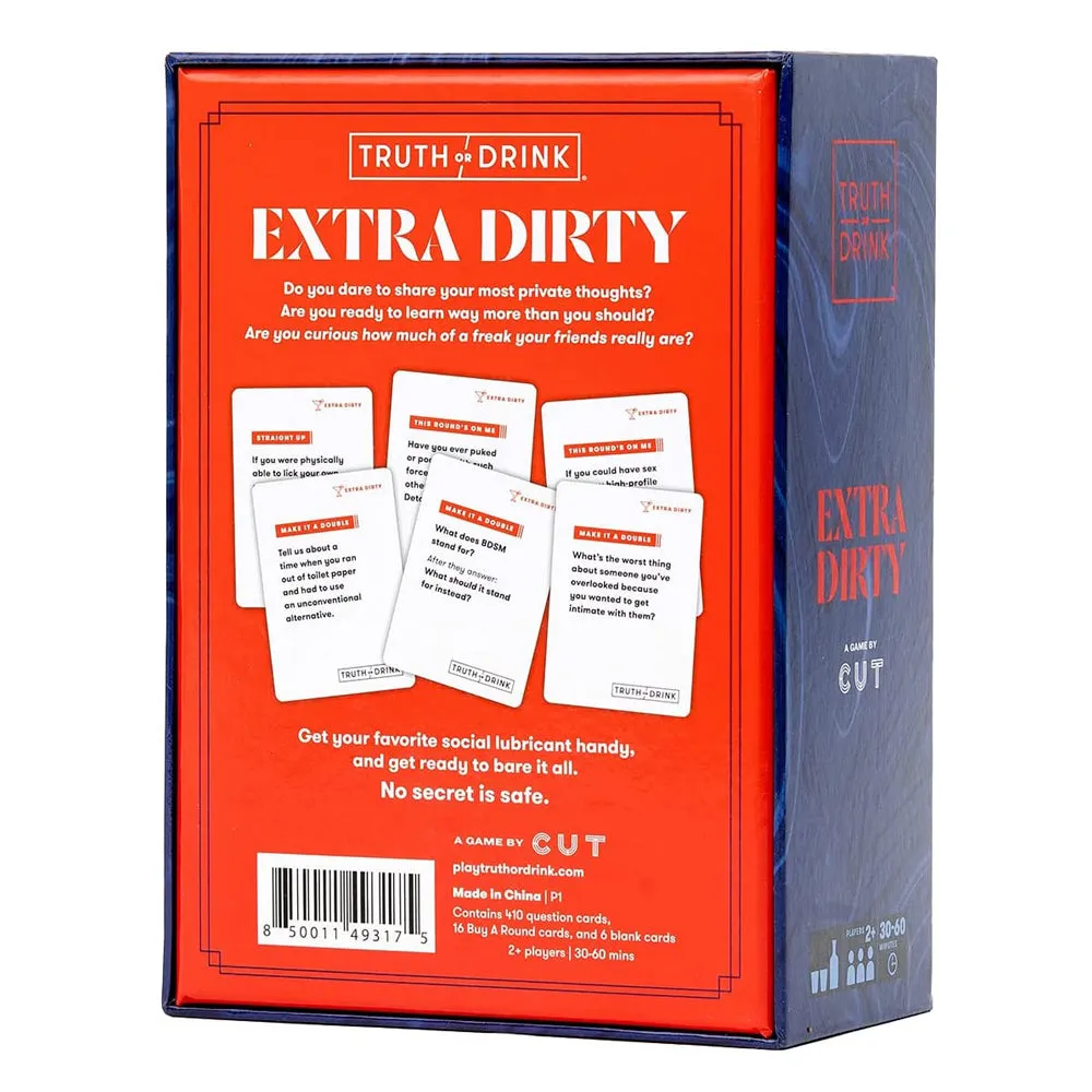 Truth or Drink Card Game by Cut - Extra Dirty NSFW Expansion Pack