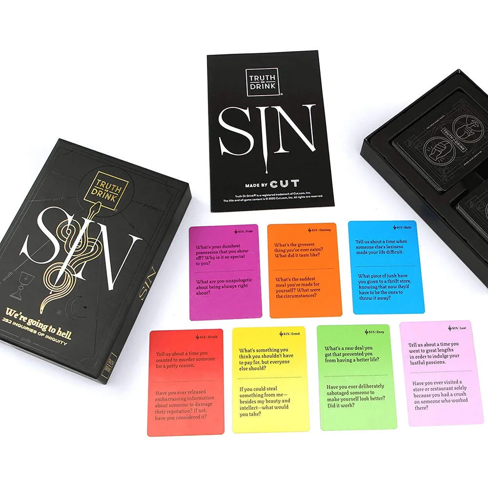 Truth or Drink Card Game by Cut - Sin Expansion Pack