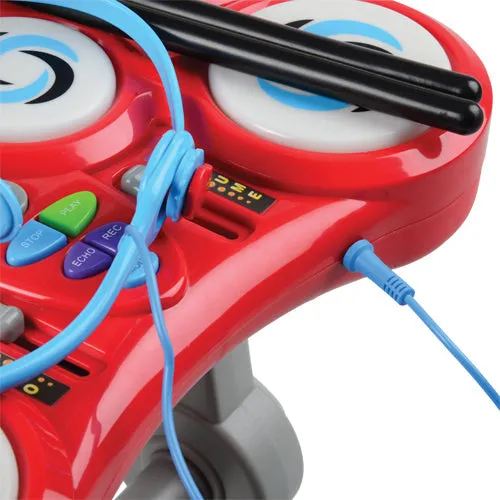 Ultimate Kids' Music Studio Bundle | 3-in-1 Microphone, Drum Set & Piano Musical Toys