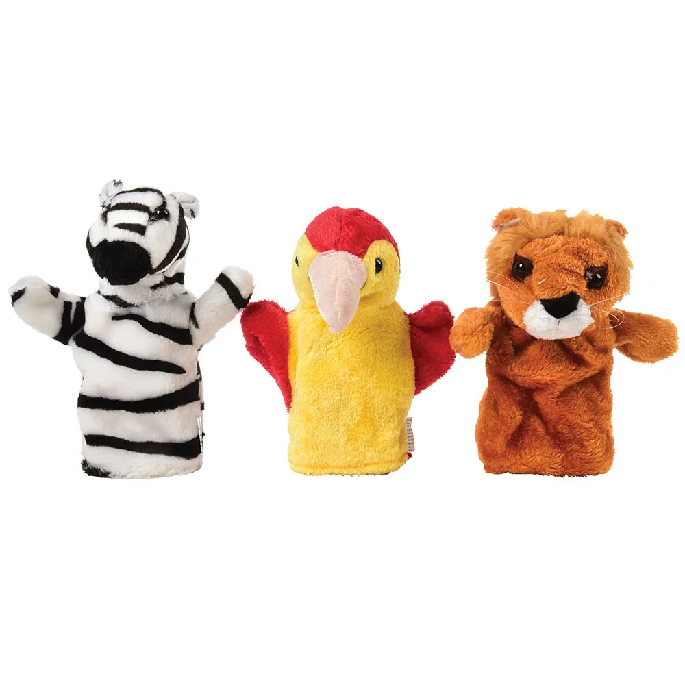 Wild Animals Plush Puppets