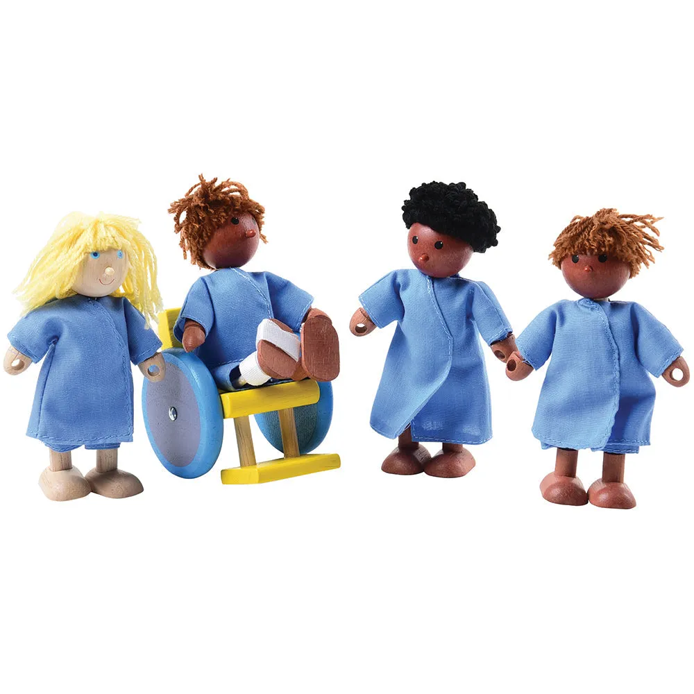 Wooden Hospital Playset with Medical Accessories | 27 Piece Set