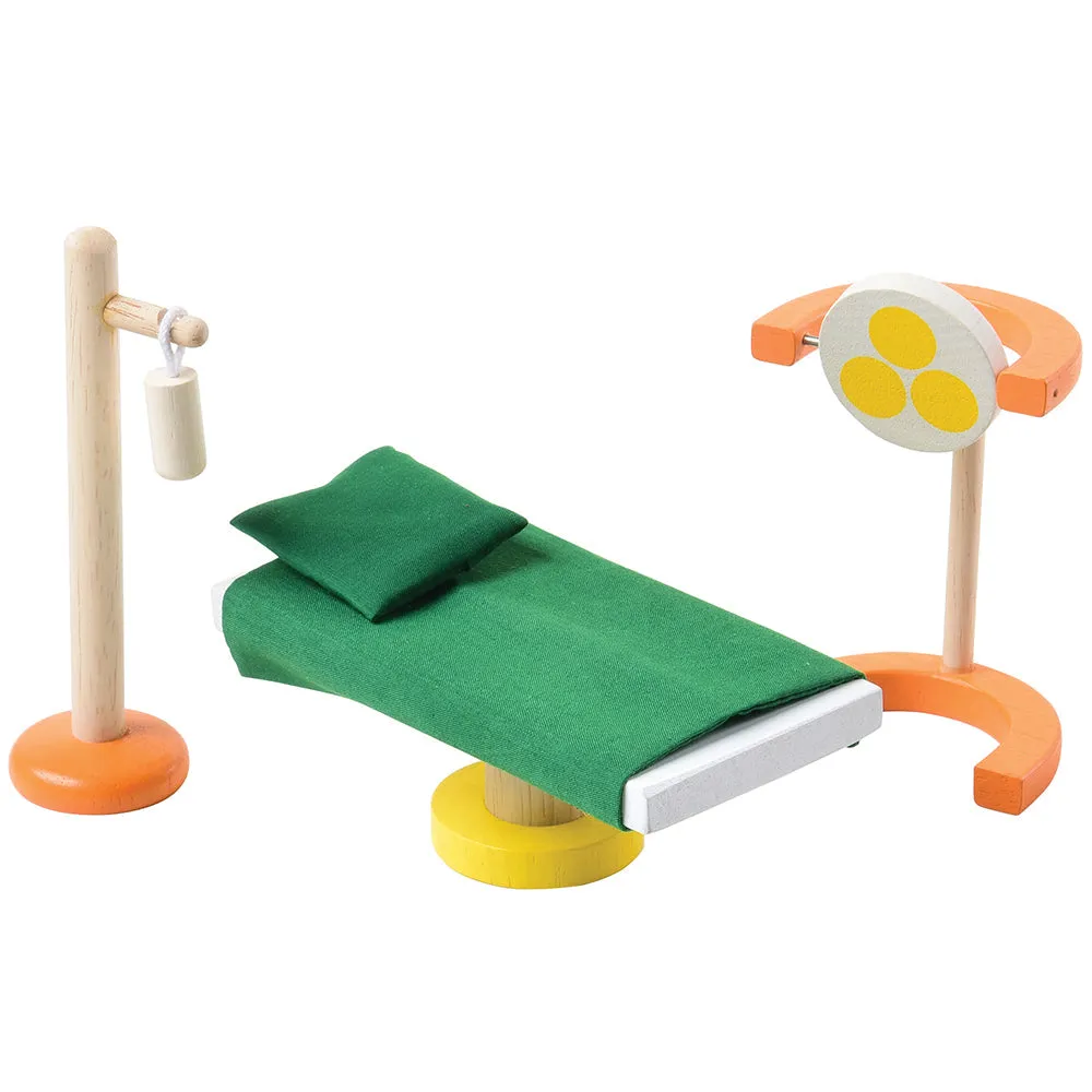 Wooden Hospital Playset with Medical Accessories | 27 Piece Set