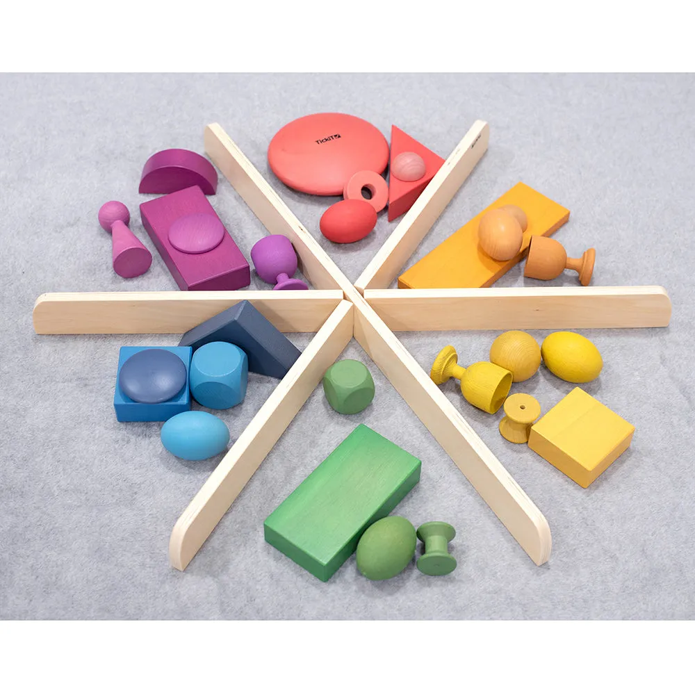 Wooden Sorting Dividers for Sensory Play
