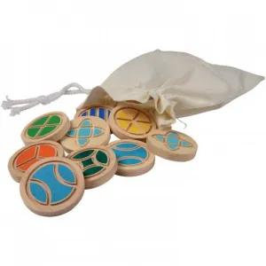 Wooden Tactile Discs