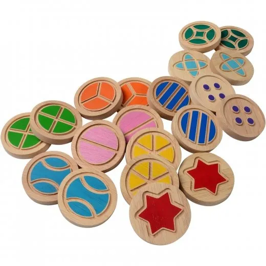Wooden Tactile Discs